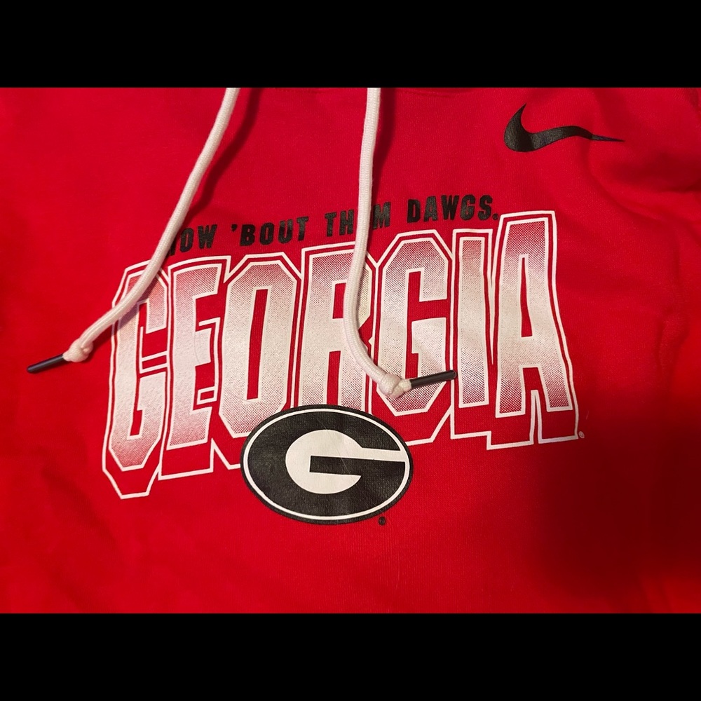 UGA BULLDOGS cropped sweatshirt